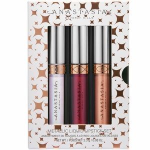 Anastasia Beverly Hills three metallic lip sticks